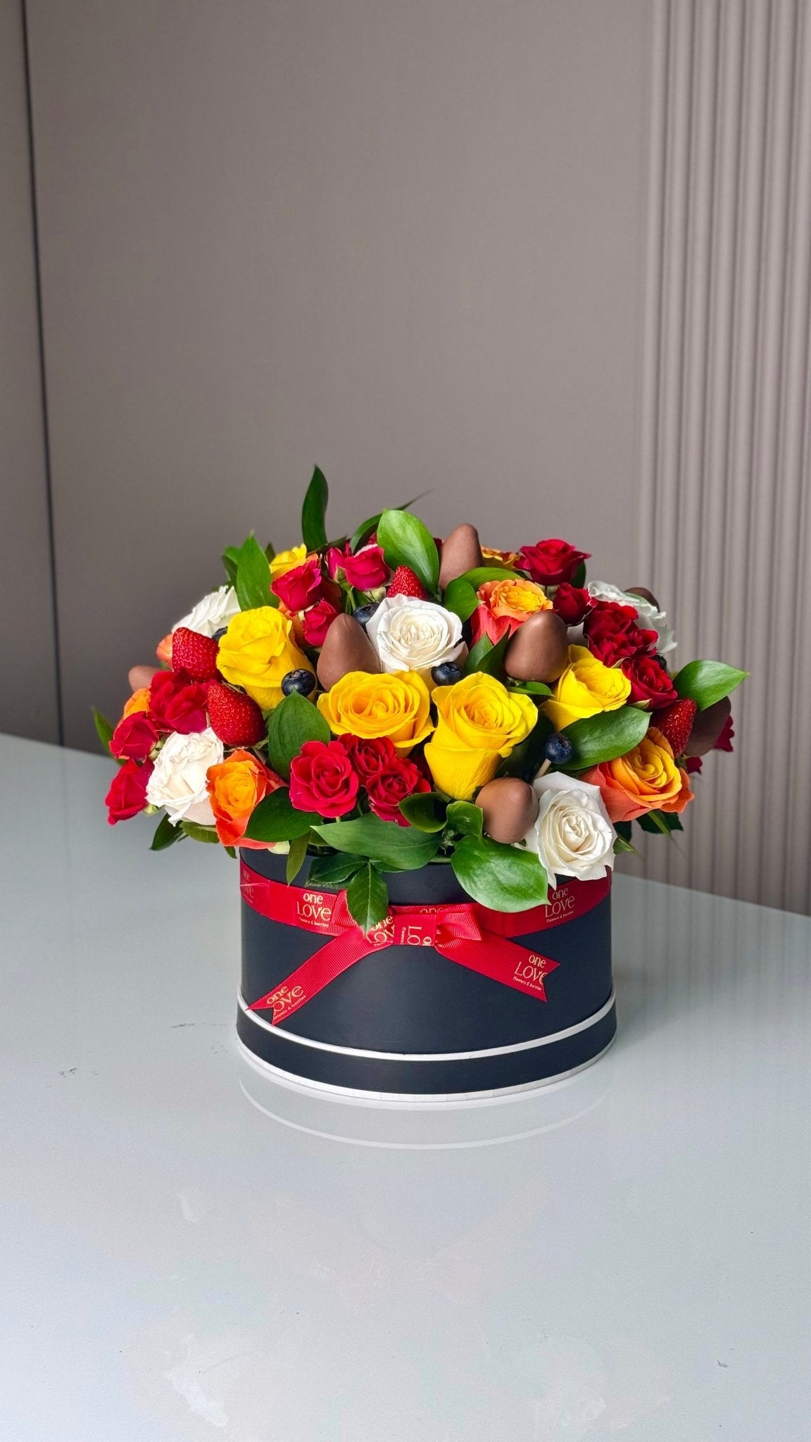The 'Berry Bloom' Bouquet - karazflowers.ae