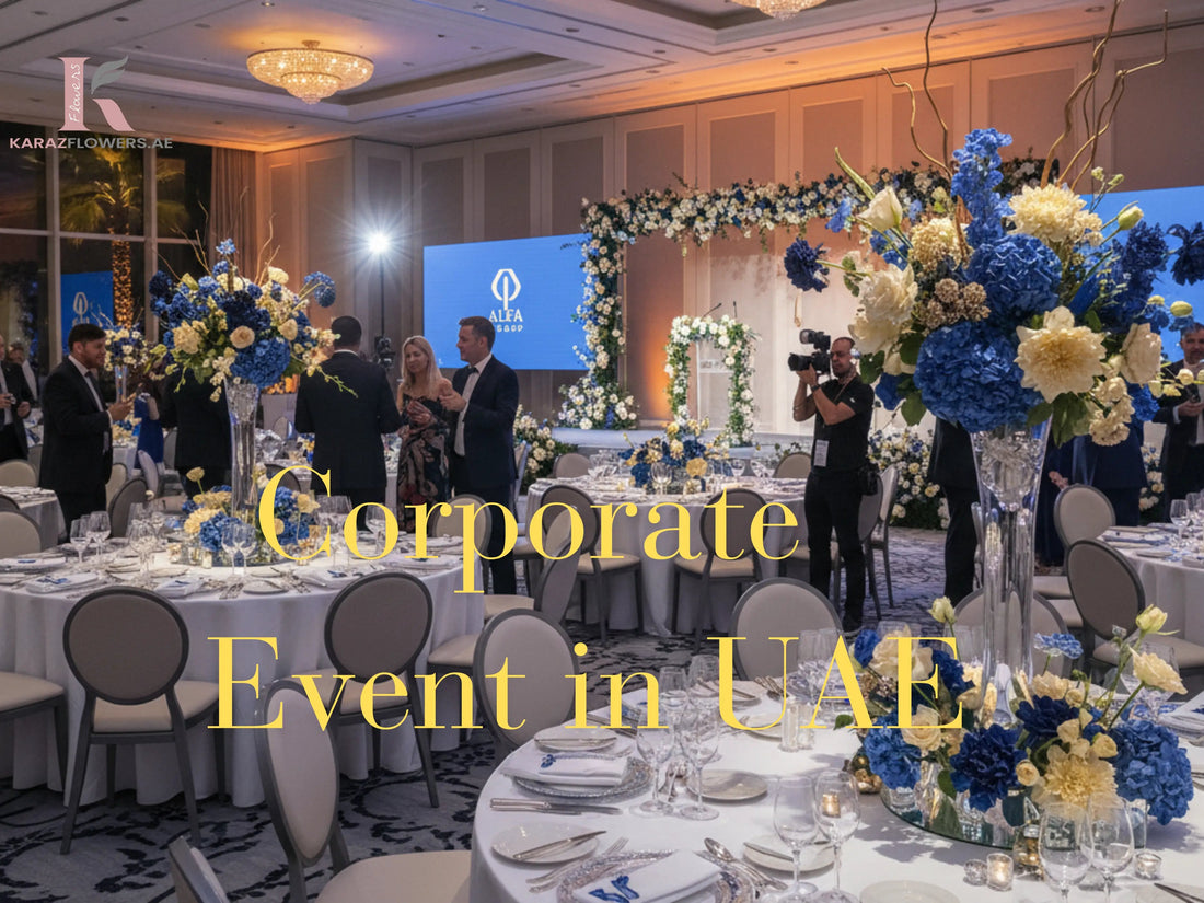 Corporate Flower Gifting Dubai — The Complete Guide for Events and Offices Across UAE - karazflowers.ae