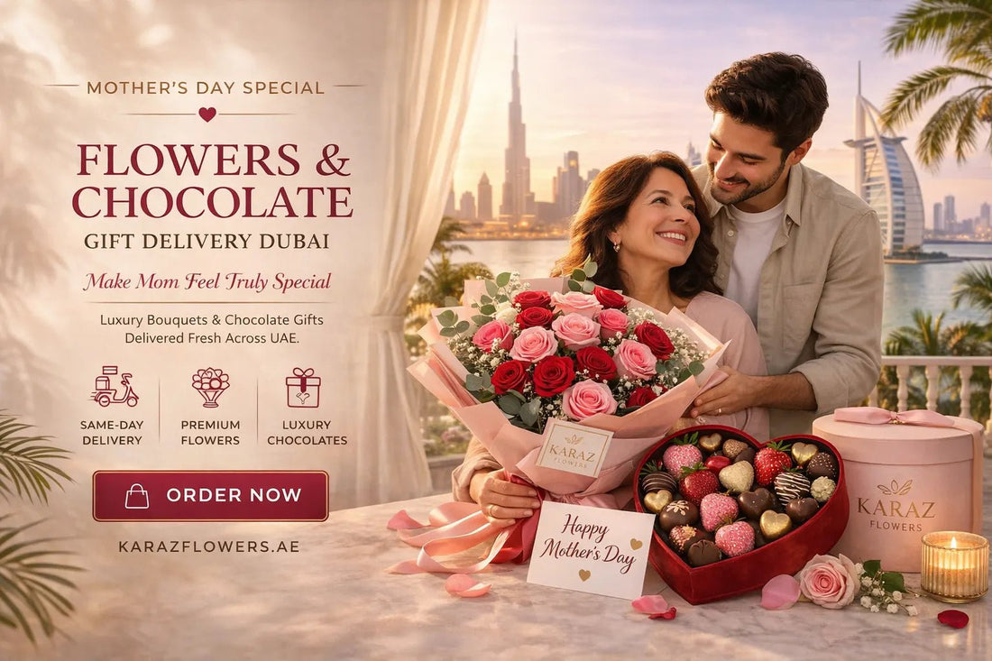 Mother's Day Flower and Chocolate Gift Delivery in Dubai — Make Her Day Unforgettable - karazflowers.ae