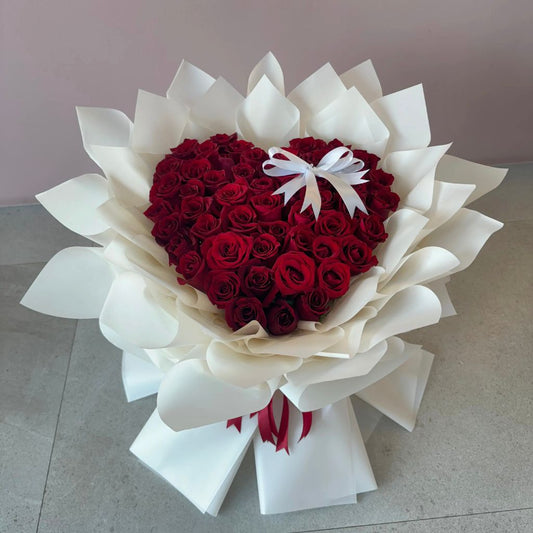 50 Pcs heart bouquet