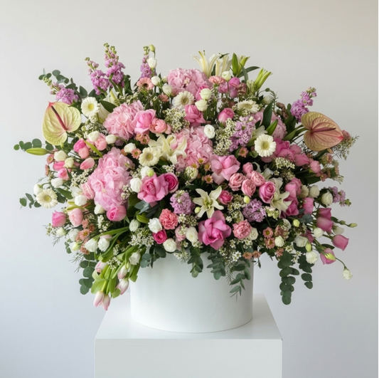 Grand Pastel Elegance Floral Arrangement