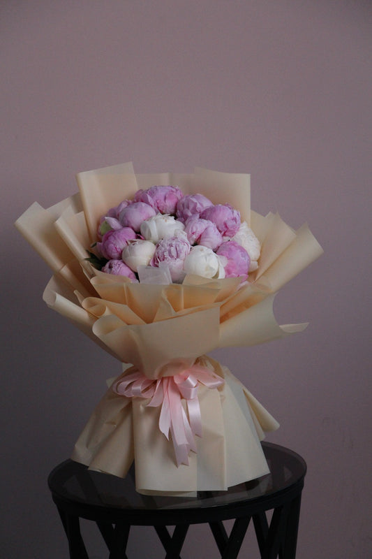 15 Pcs Peonies Bouquet