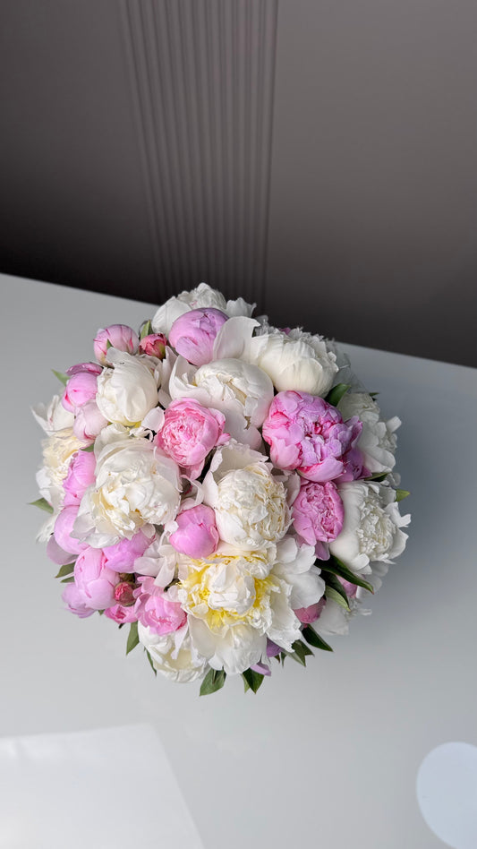 50 Pcs Peonies Bouquet