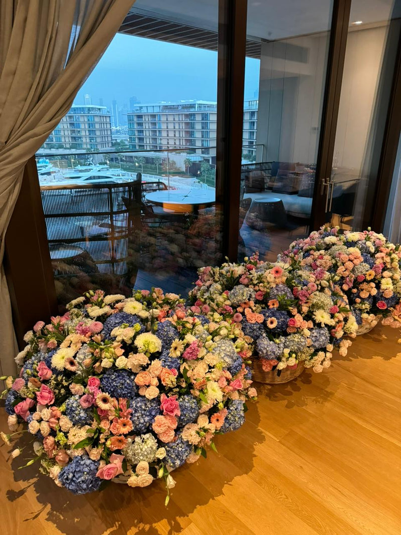 Birthday bouquet delivered in Abu Dhabi 🌷