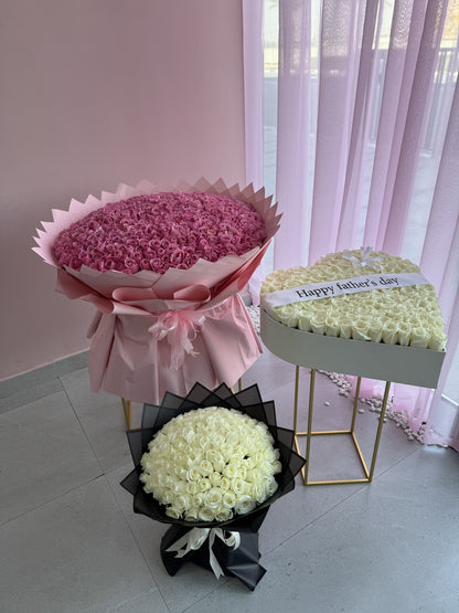 Father's Day Heart Rose Box | Karaz Flowers Dubai - karazflowers.ae