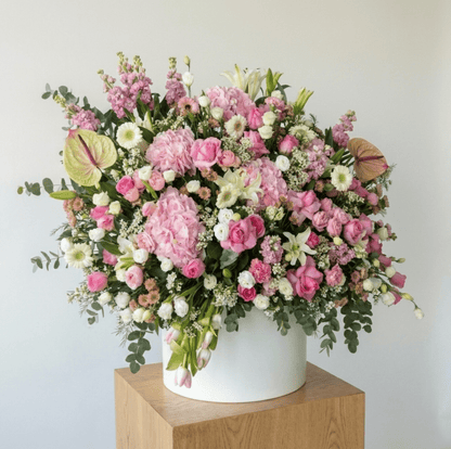 Grand Pastel Elegance Floral Arrangement - karazflowers.ae
