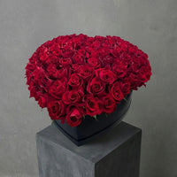 Signature 100-Rose Heart Box