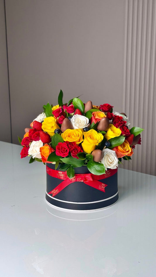 The 'Berry Bloom' Bouquet - karazflowers.ae