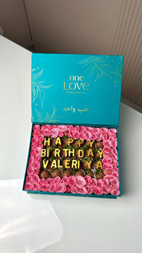 The 'One Love' Birthday Box - karazflowers.ae