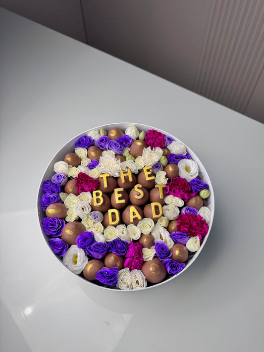 The 'One Love' Classic Round Box - karazflowers.ae