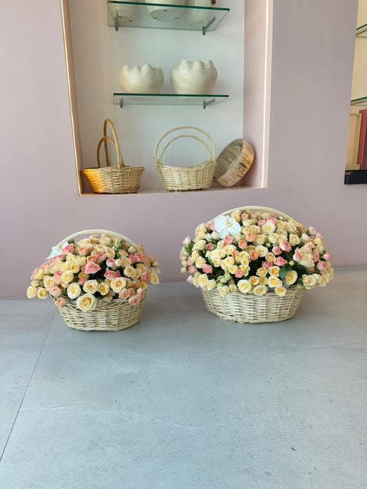 Two Hearts, One Soul gift basket - karazflowers.ae